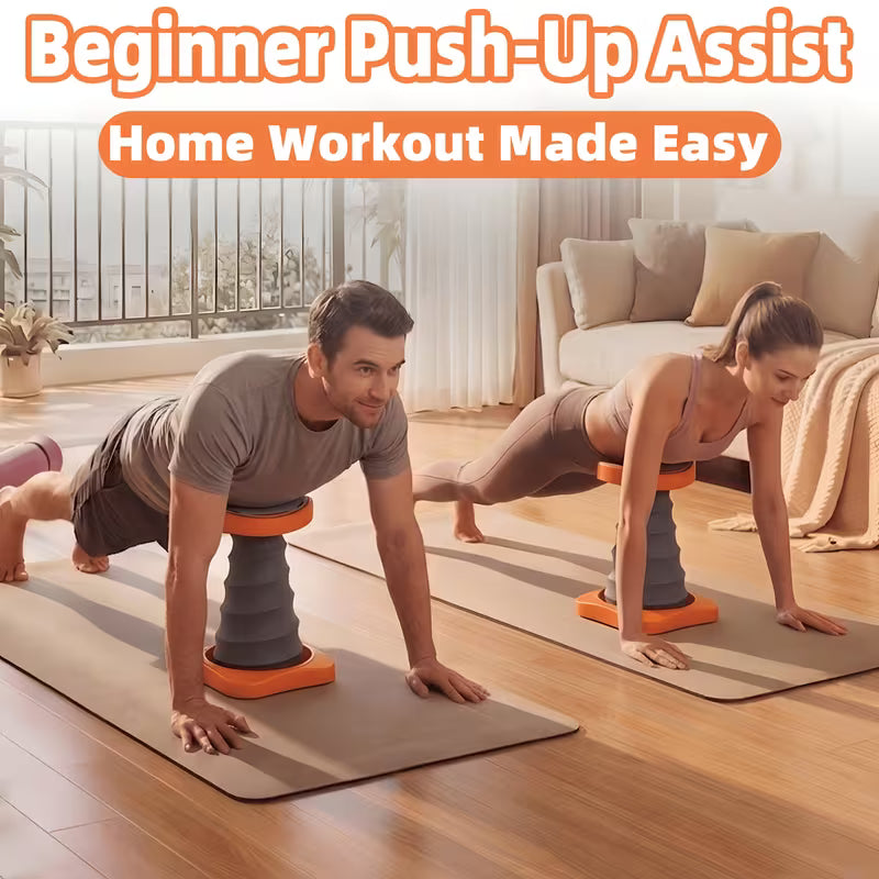 Push-up Assist Device, Push-up Stand, Fitness Aid Tool, Provides Approximately 60% Assistance, Enhances Chest and Shoulder Strength, Effectively Trains Upper Limb Muscles, Improves Fitness Posture, Essential for Home Workouts, Suitable for Fitness