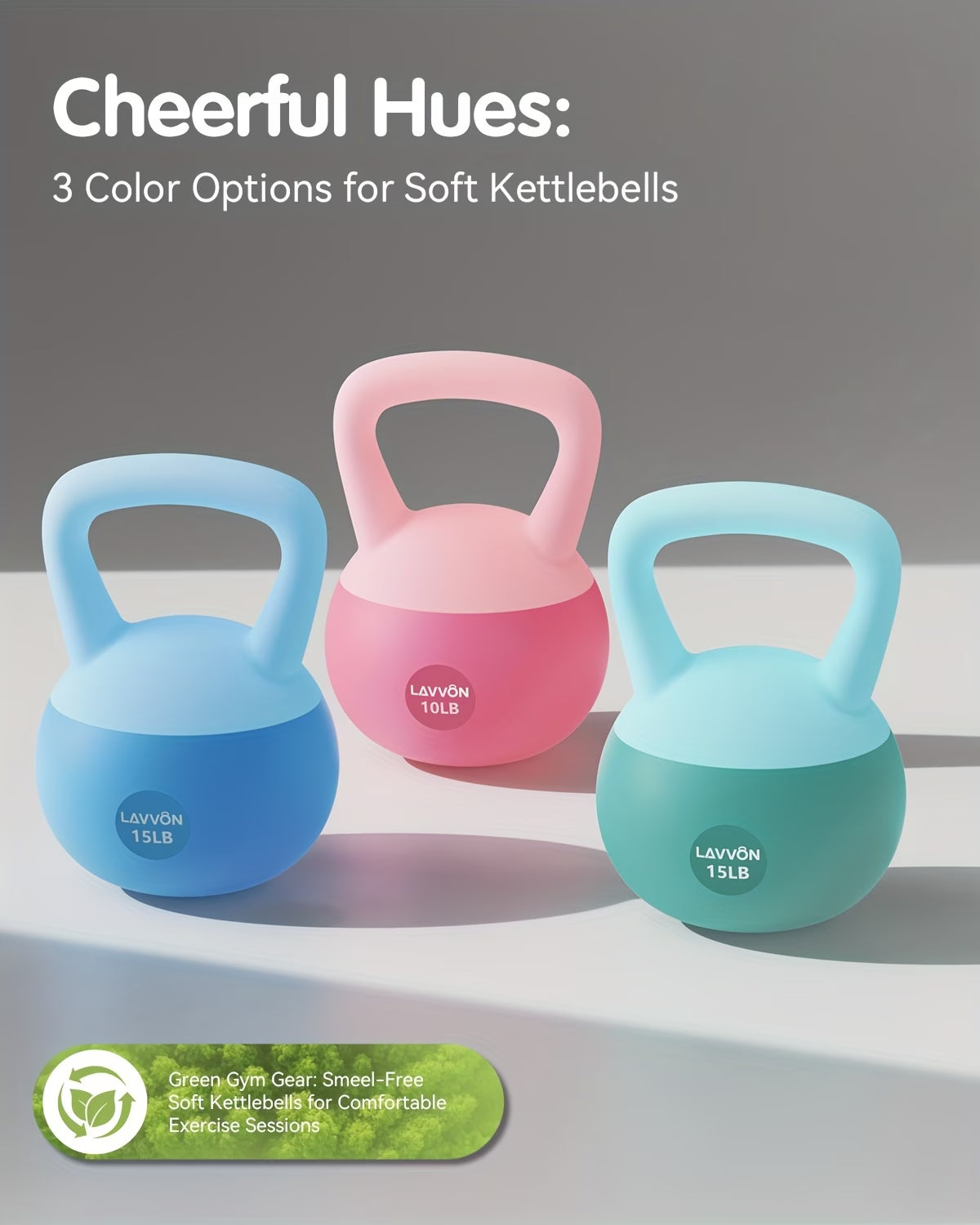 Train with confidence using the Soft Kettlebell.