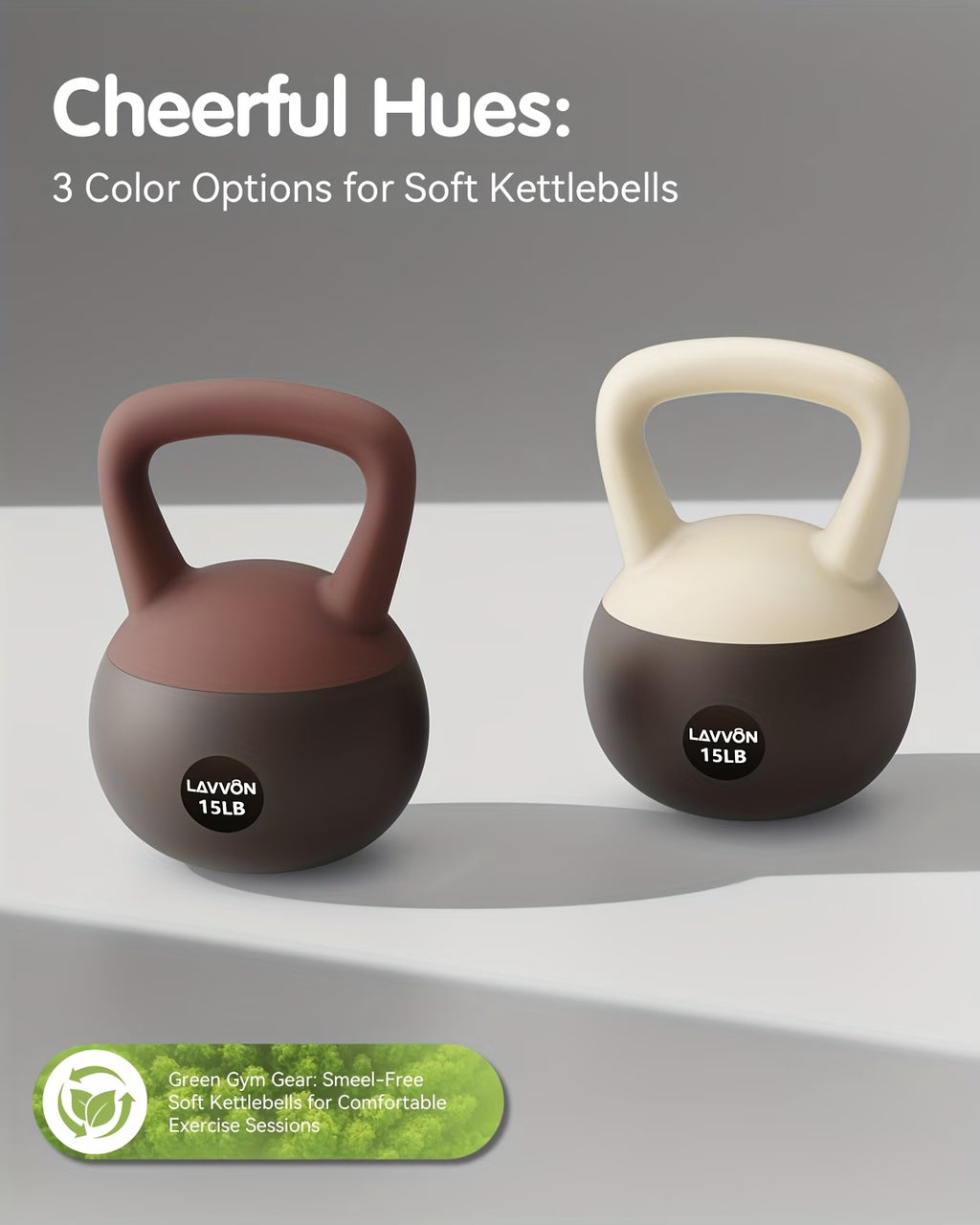 Train with confidence using the Soft Kettlebell.
