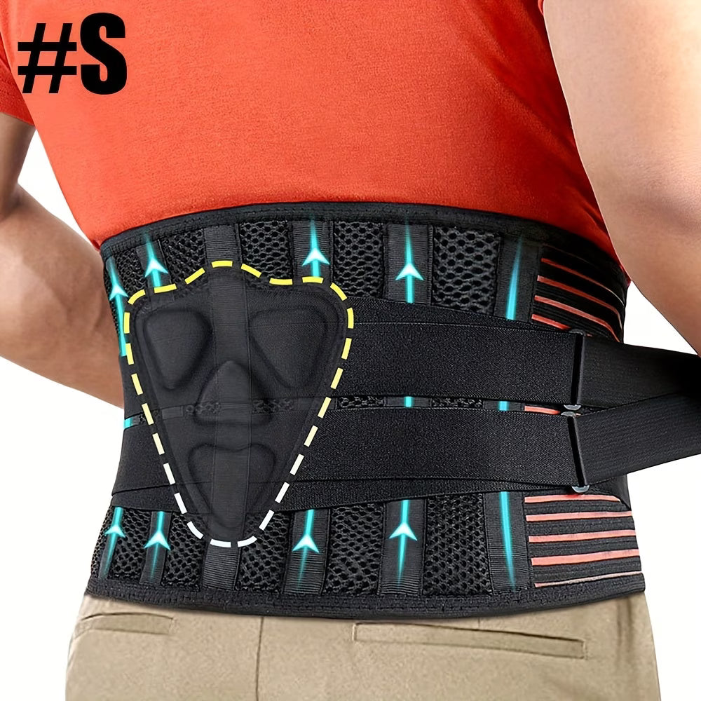 🏋️ Protect and support your lower back with this Breathable Back Support Belt.