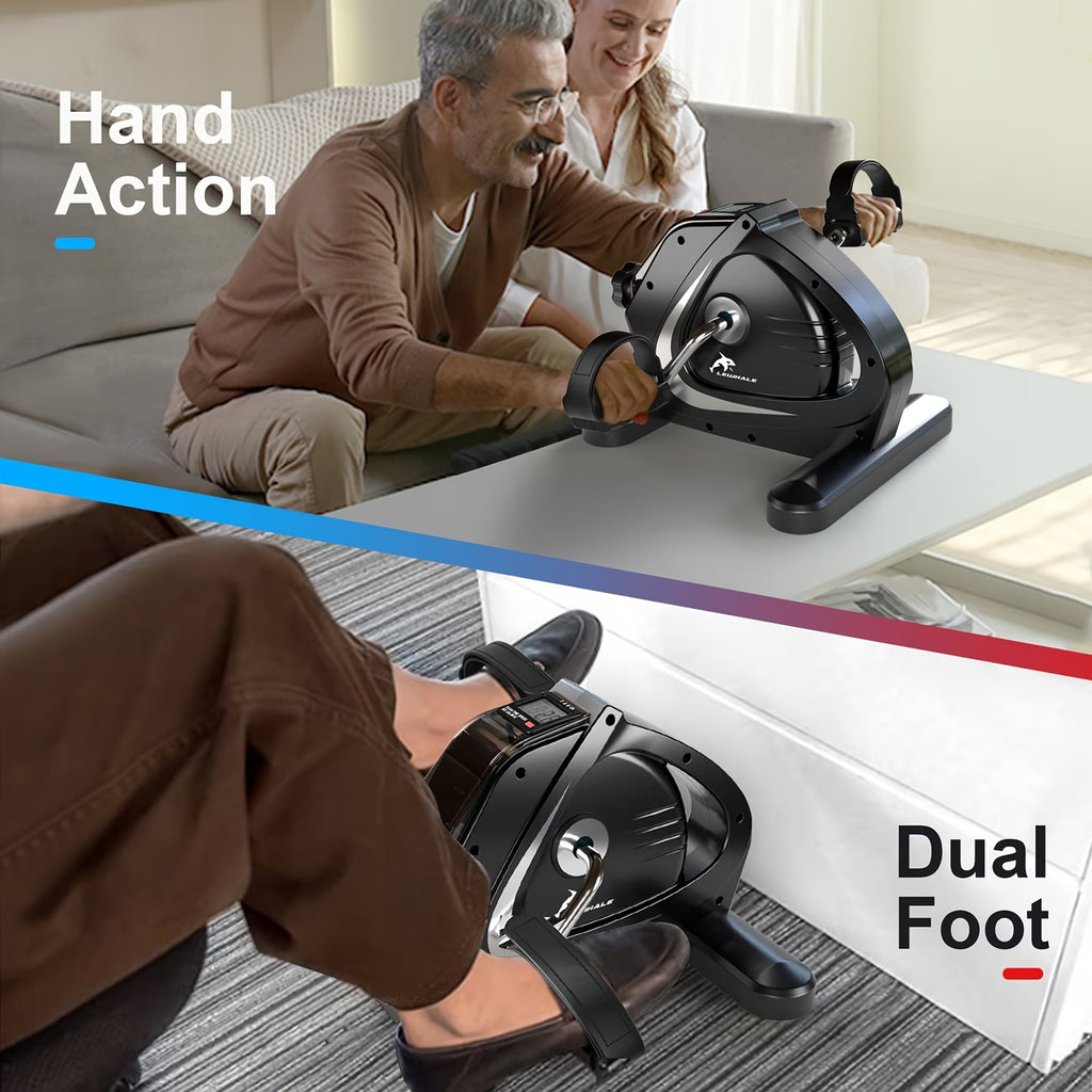 Portable Elliptical Trainer. Featuring 8 adjustable resistance levels.