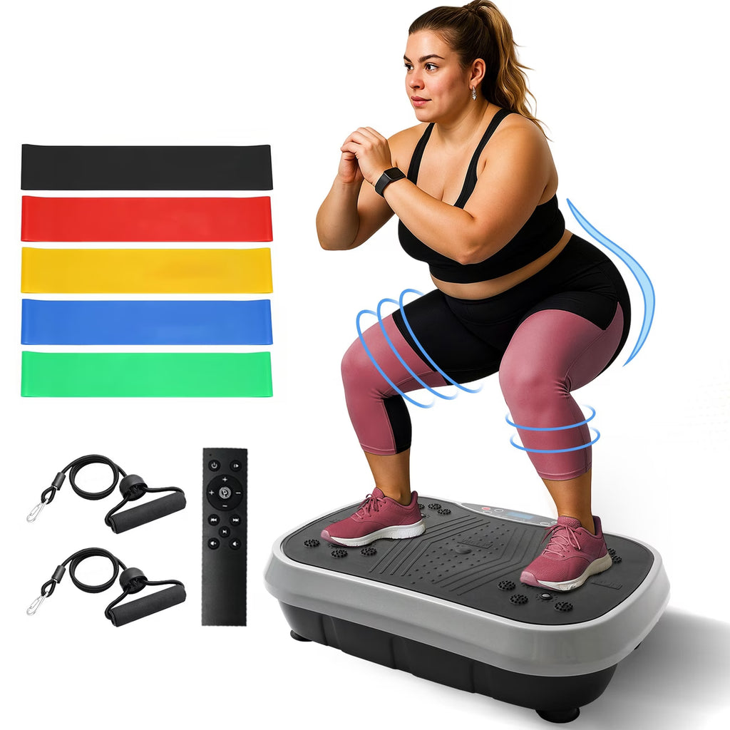 Transform your home workouts with this Fitness Stepper Vibration Platform.