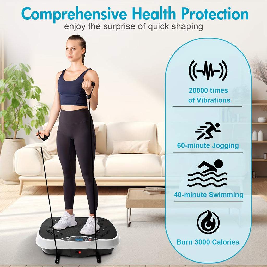 Transform your home workouts with this Fitness Stepper Vibration Platform.