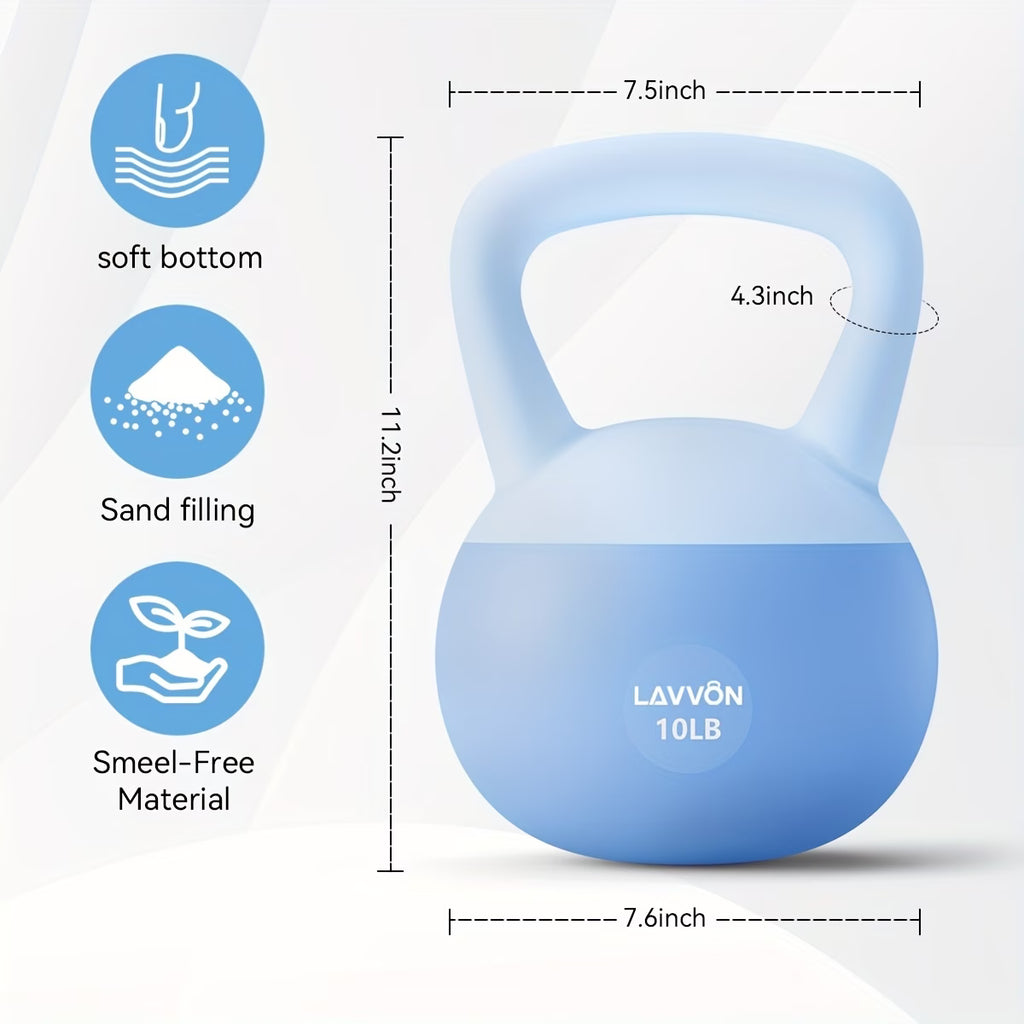 Train with confidence using the Soft Kettlebell.