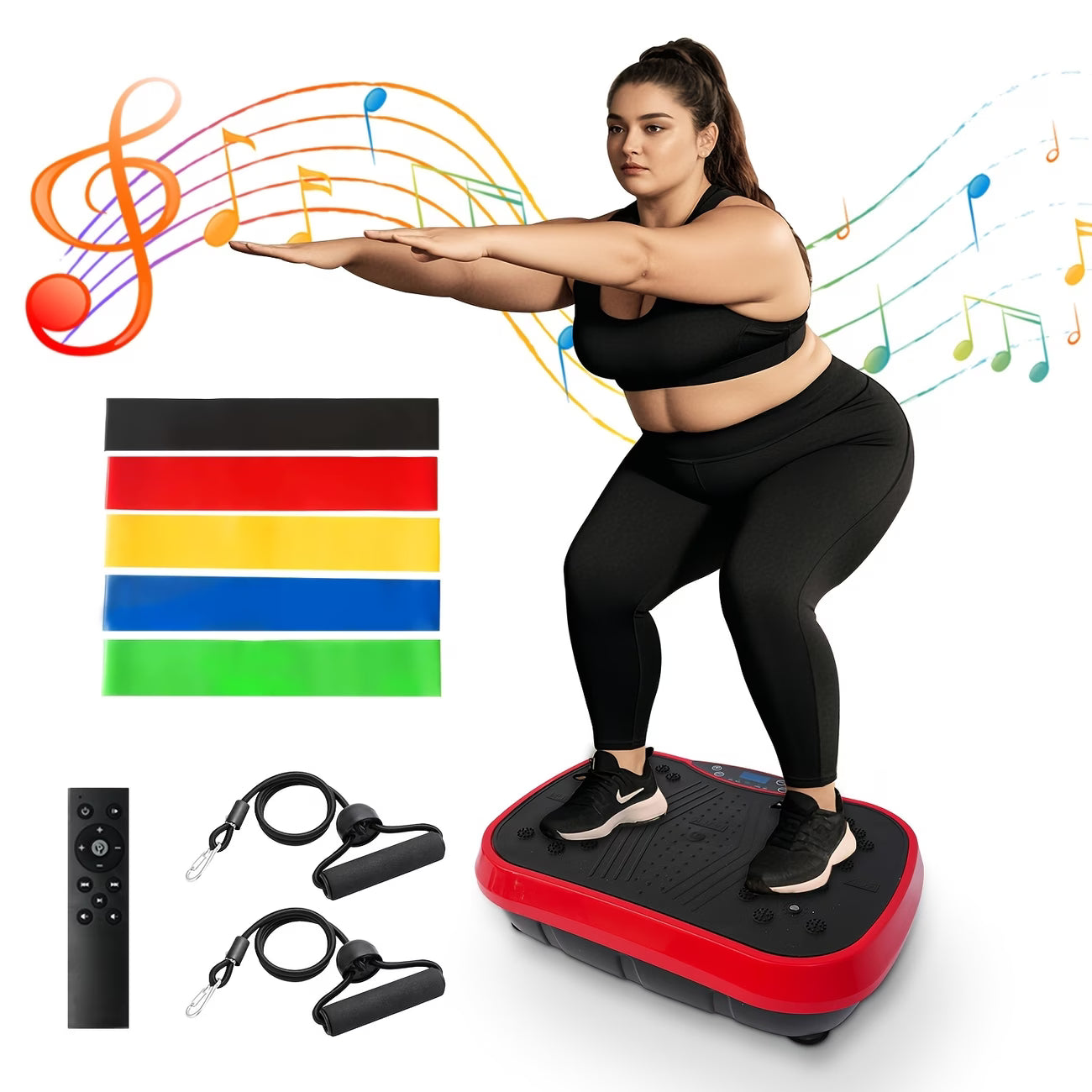 Transform your home workouts with this Fitness Stepper Vibration Platform.