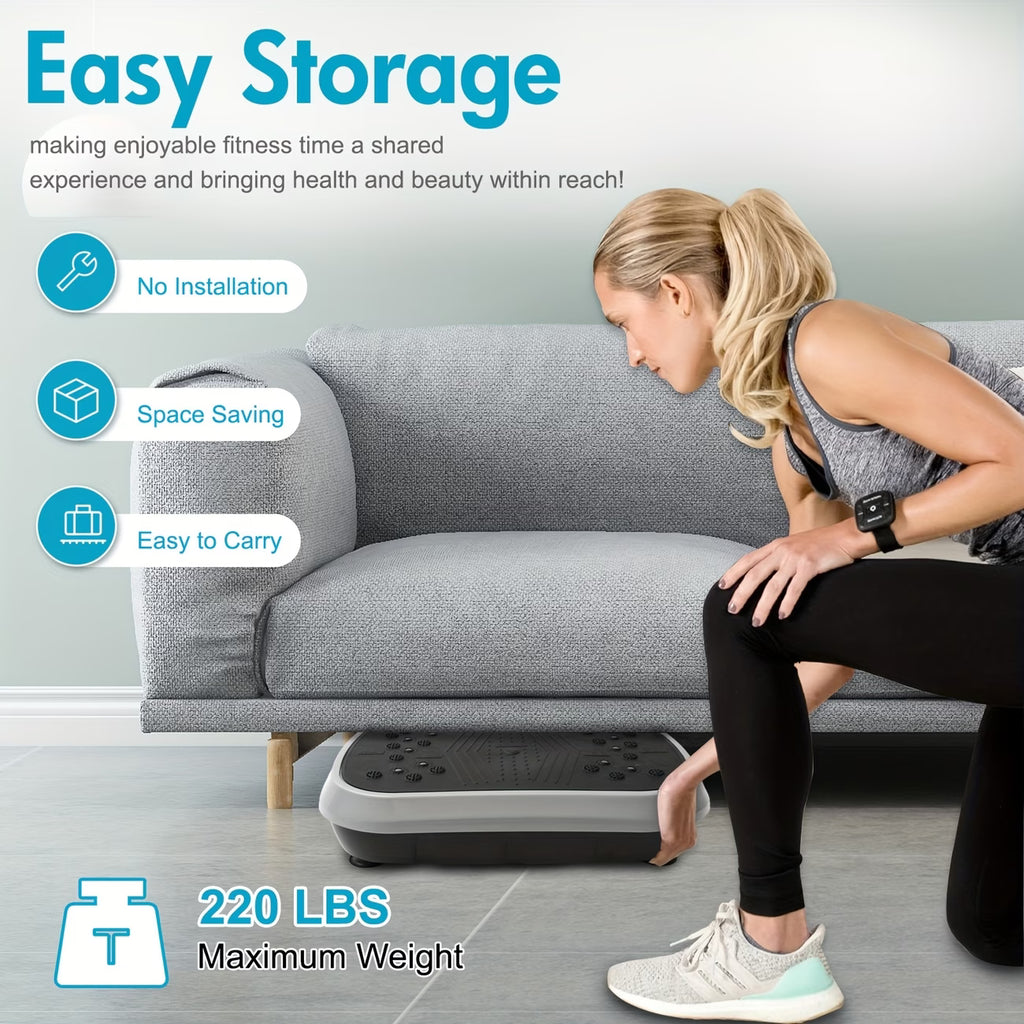 Transform your home workouts with this Fitness Stepper Vibration Platform.