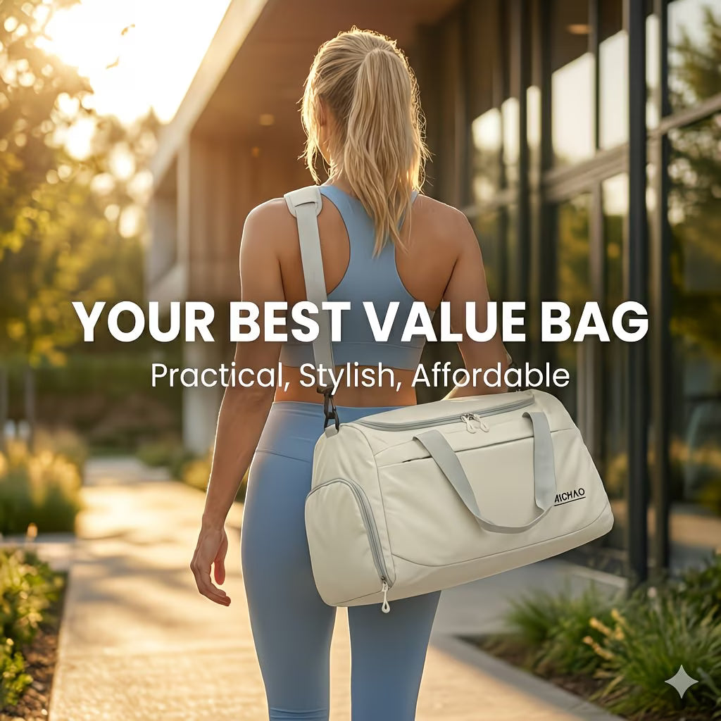 FlexCarry Weekender – Gym & Travel Duffel with Shoe Compartment