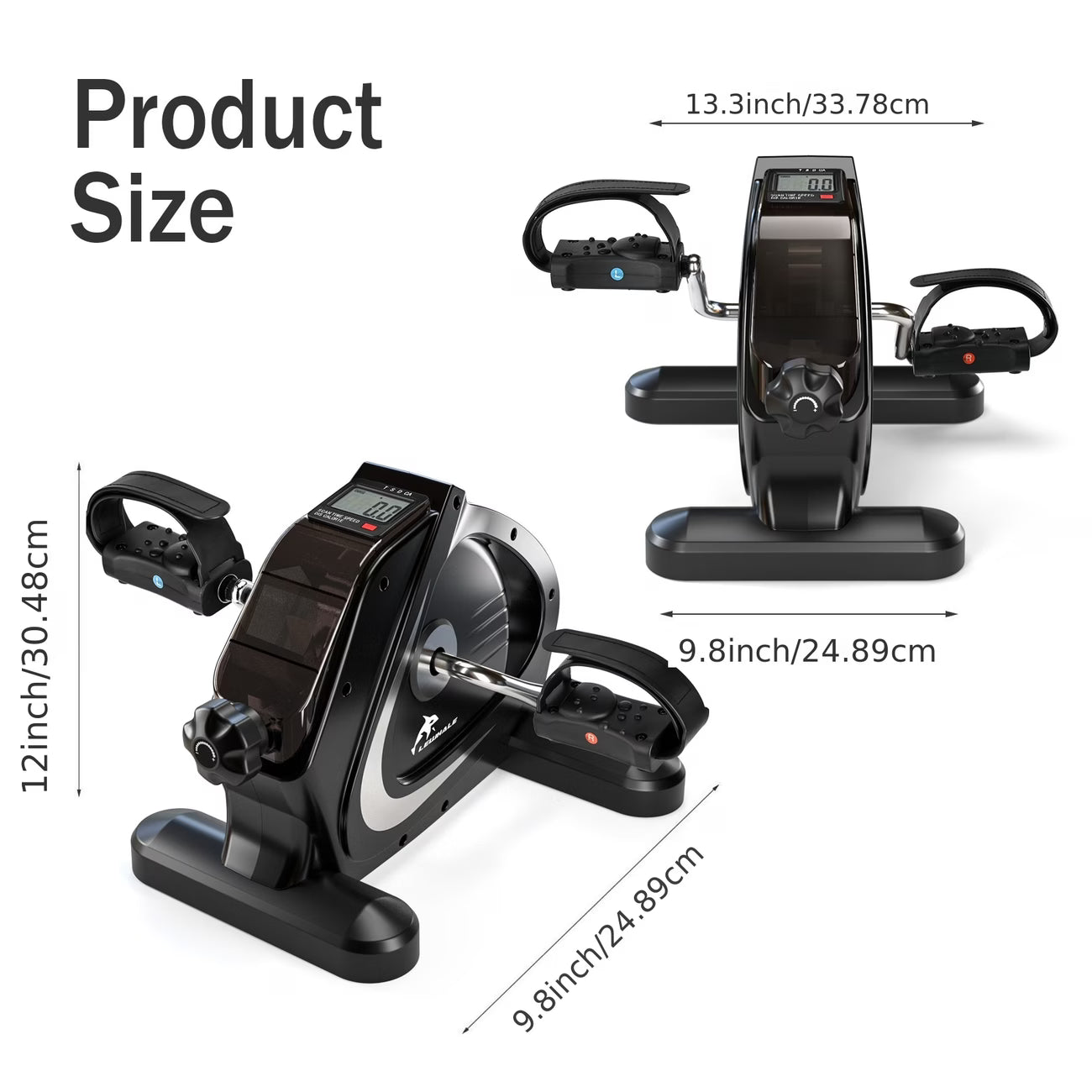 Portable Elliptical Trainer. Featuring 8 adjustable resistance levels.