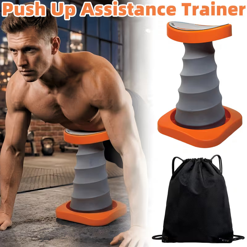 Push-up Assist Device, Push-up Stand, Fitness Aid Tool, Provides Approximately 60% Assistance, Enhances Chest and Shoulder Strength, Effectively Trains Upper Limb Muscles, Improves Fitness Posture, Essential for Home Workouts, Suitable for Fitness