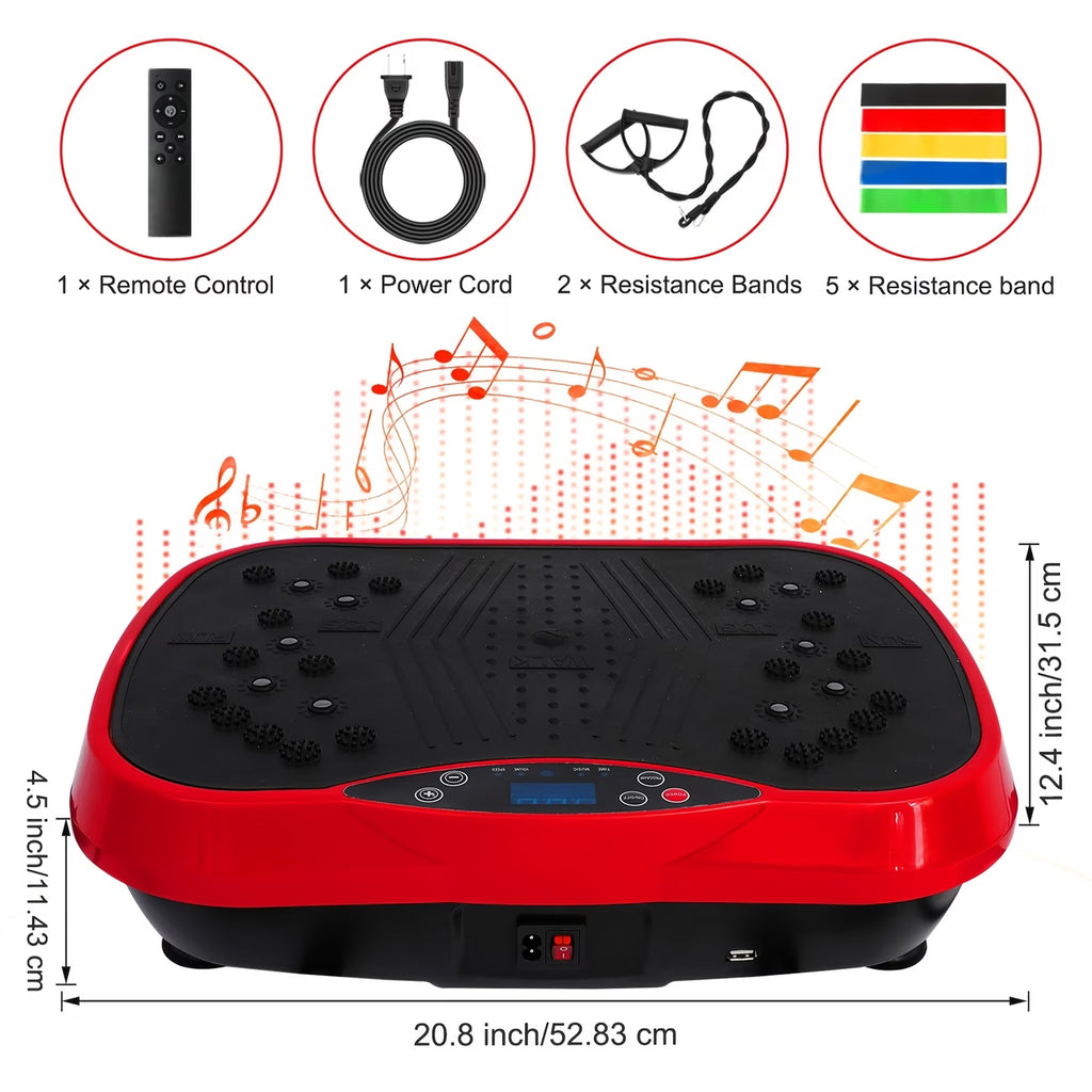 Transform your home workouts with this Fitness Stepper Vibration Platform.