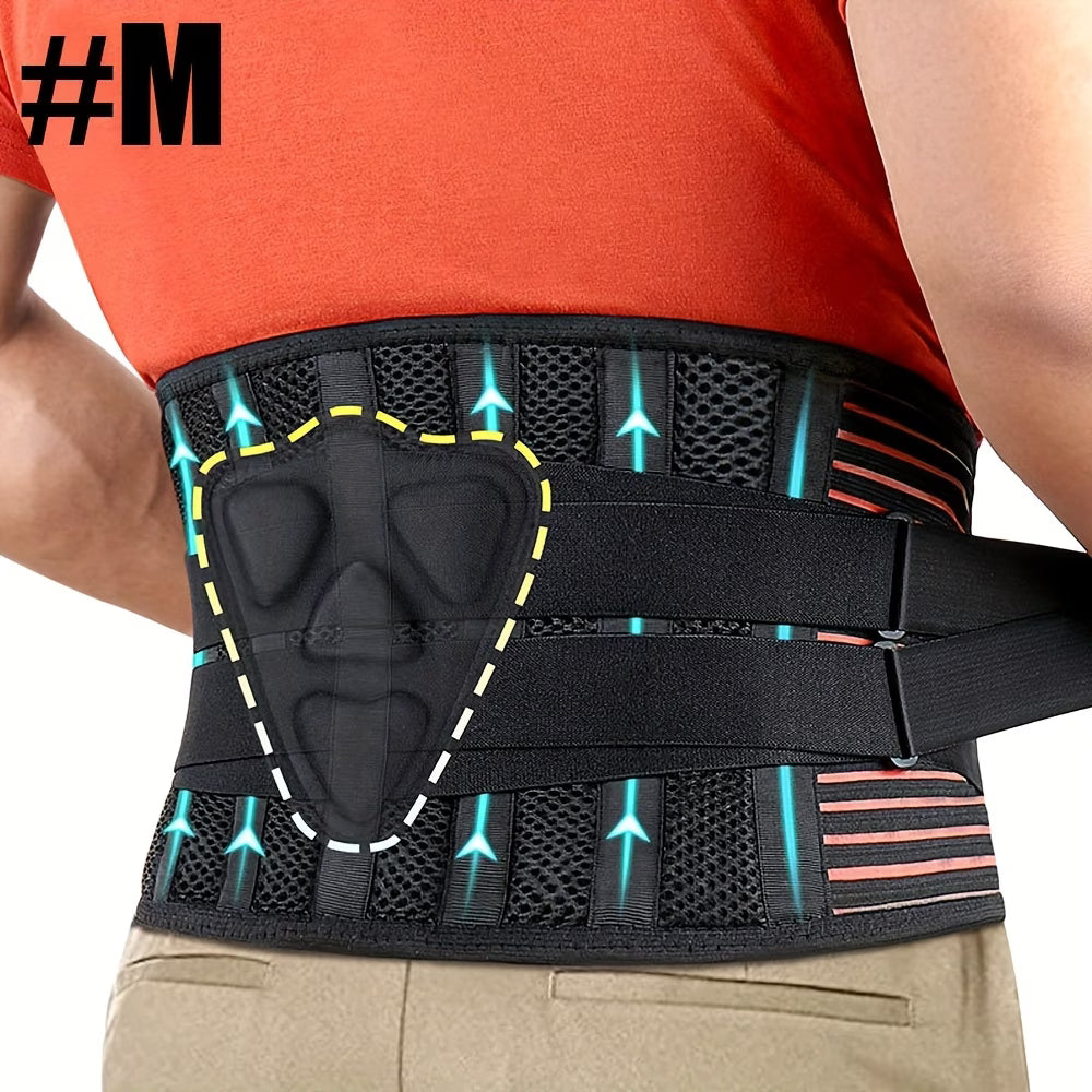 🏋️ Protect and support your lower back with this Breathable Back Support Belt.