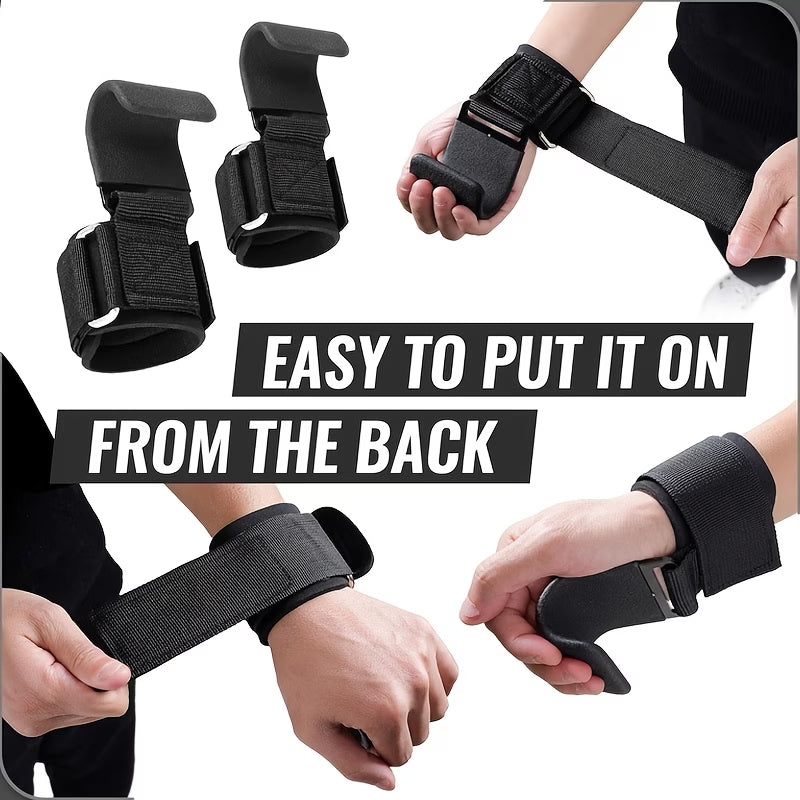 Lift heavier and train smarter with these Heavy-Duty Weight Lifting Hooks.