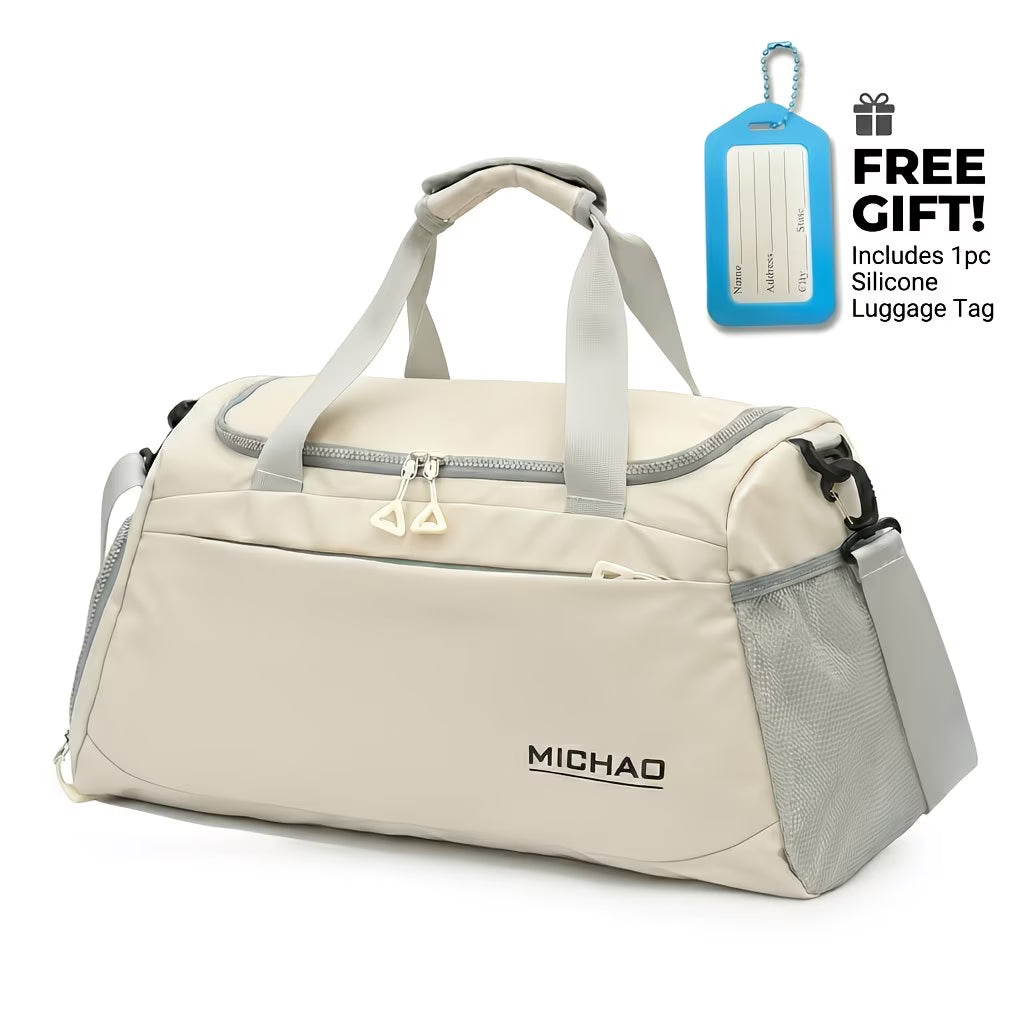 FlexCarry Weekender – Gym & Travel Duffel with Shoe Compartment