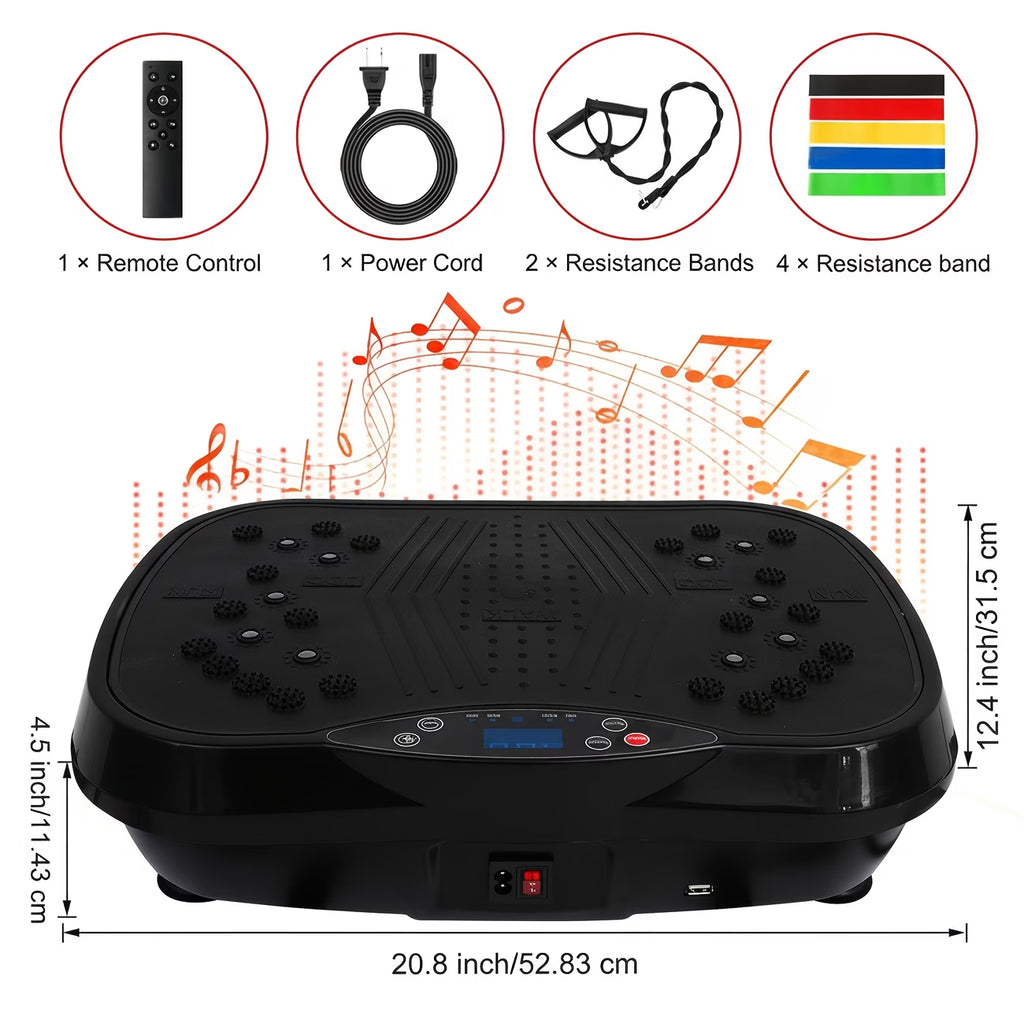 Transform your home workouts with this Fitness Stepper Vibration Platform.