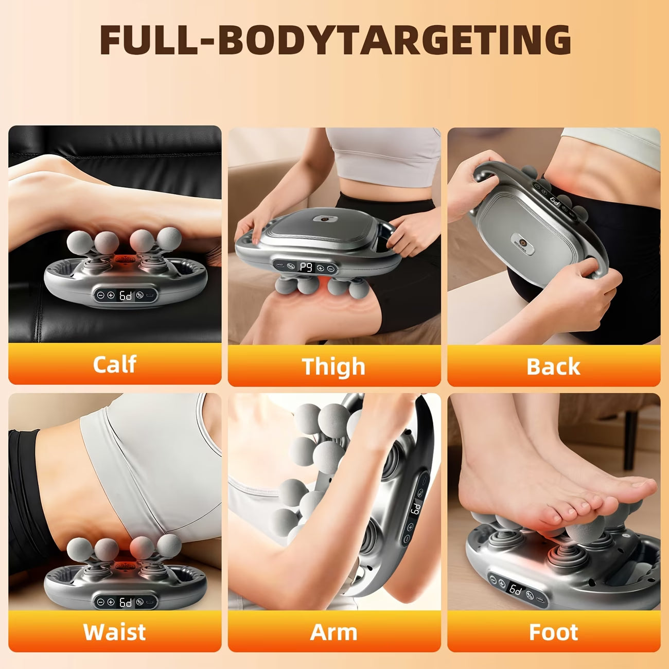Relax and recover with this powerful Handheld Massage Gun.