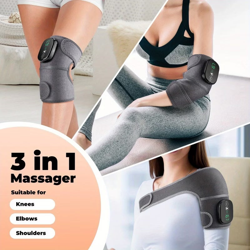 Experience soothing comfort with this 3-in-1 Heating & Vibration Massager.