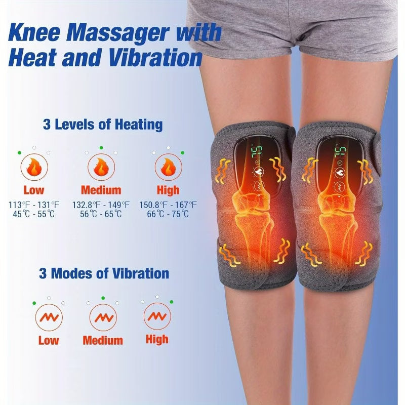 Experience soothing comfort with this 3-in-1 Heating & Vibration Massager.