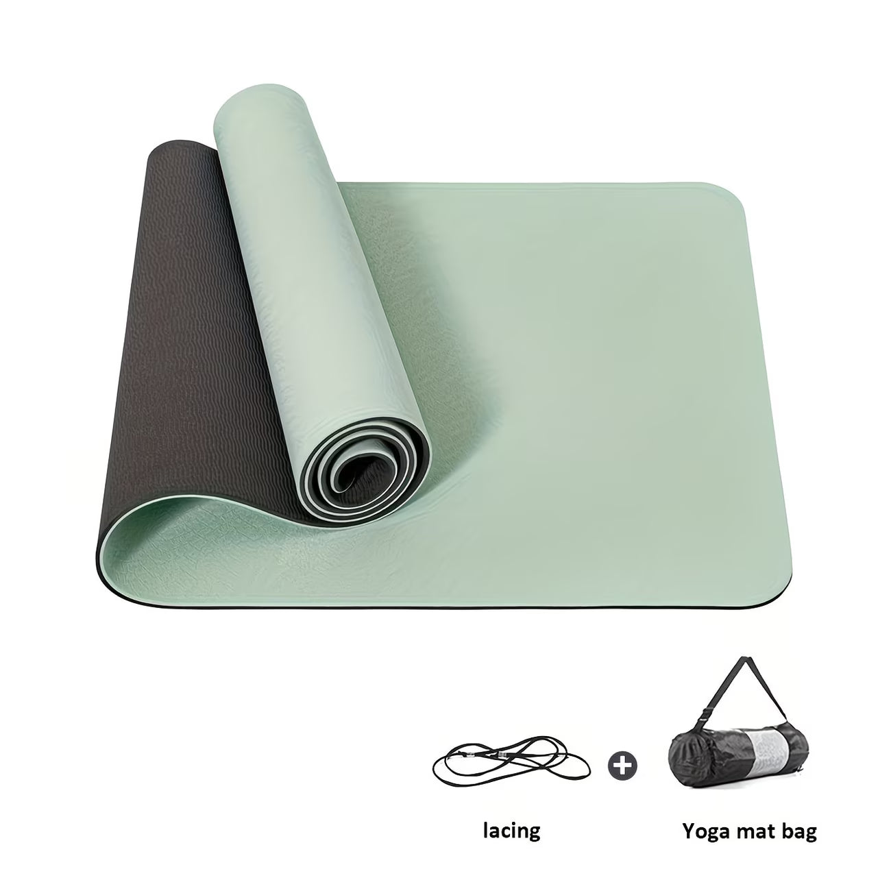 FlexFlow Yoga Mat – Premium Non-Slip TPE Fitness Mat