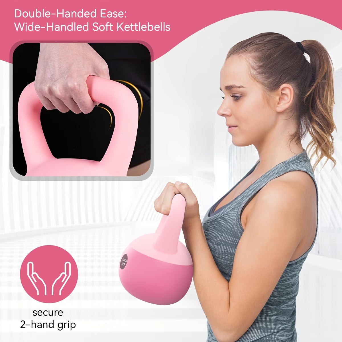 Train with confidence using the Soft Kettlebell.