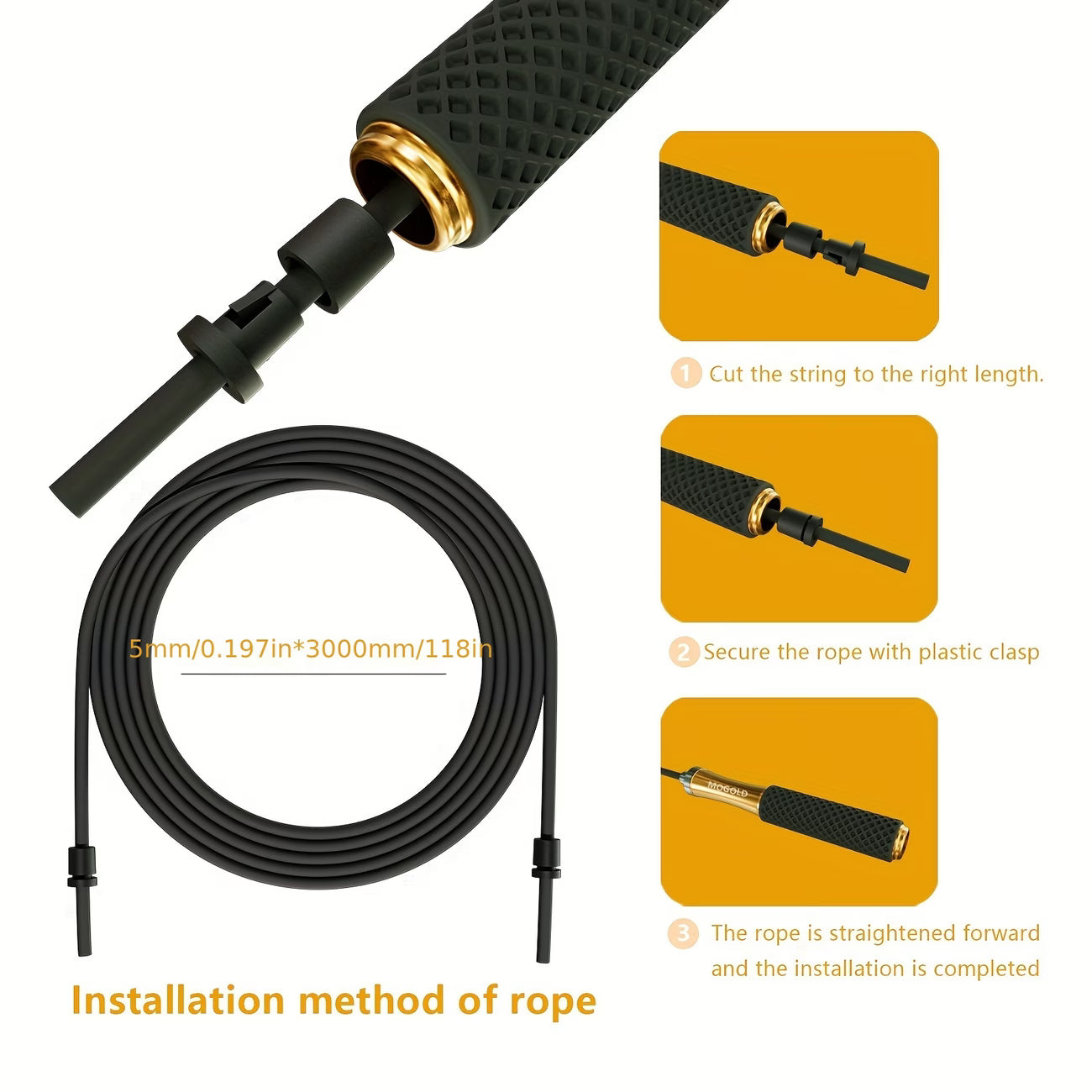 Boost your cardio and endurance with this Adjustable Weighted Jump Rope.