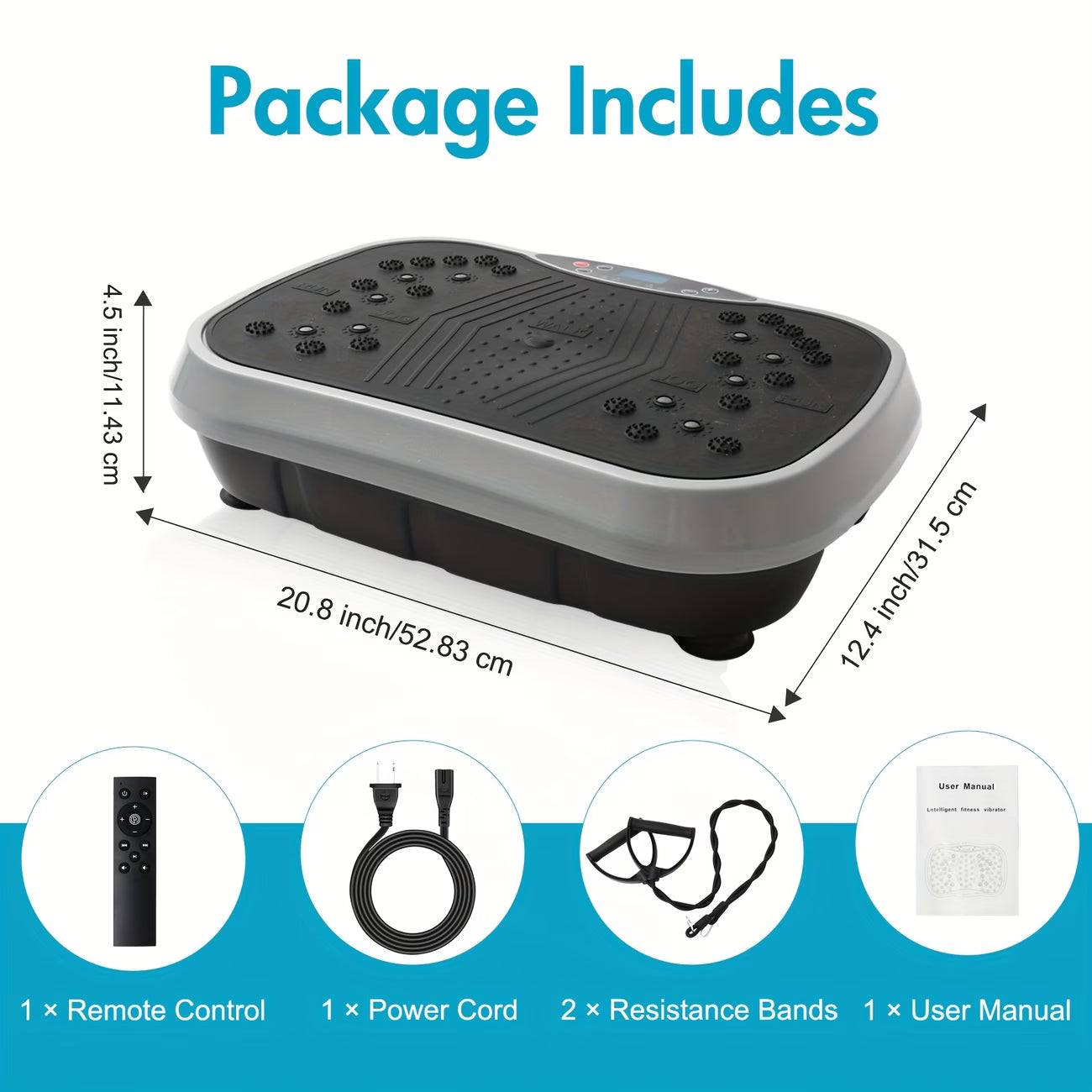 Transform your home workouts with this Fitness Stepper Vibration Platform.