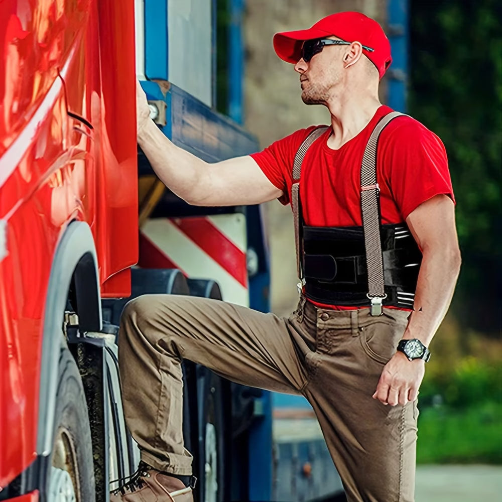 🏋️ Protect and support your lower back with this Breathable Back Support Belt.