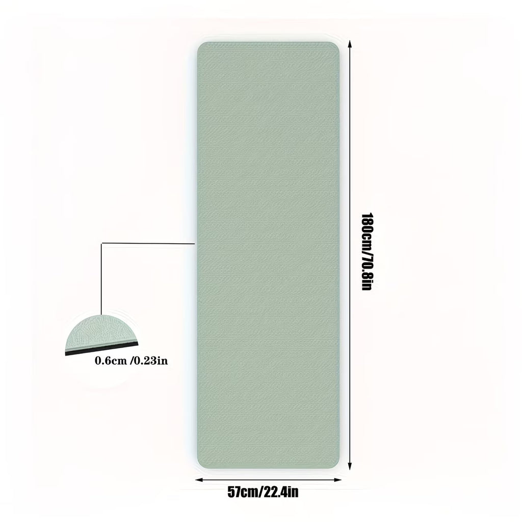 FlexFlow Yoga Mat – Premium Non-Slip TPE Fitness Mat