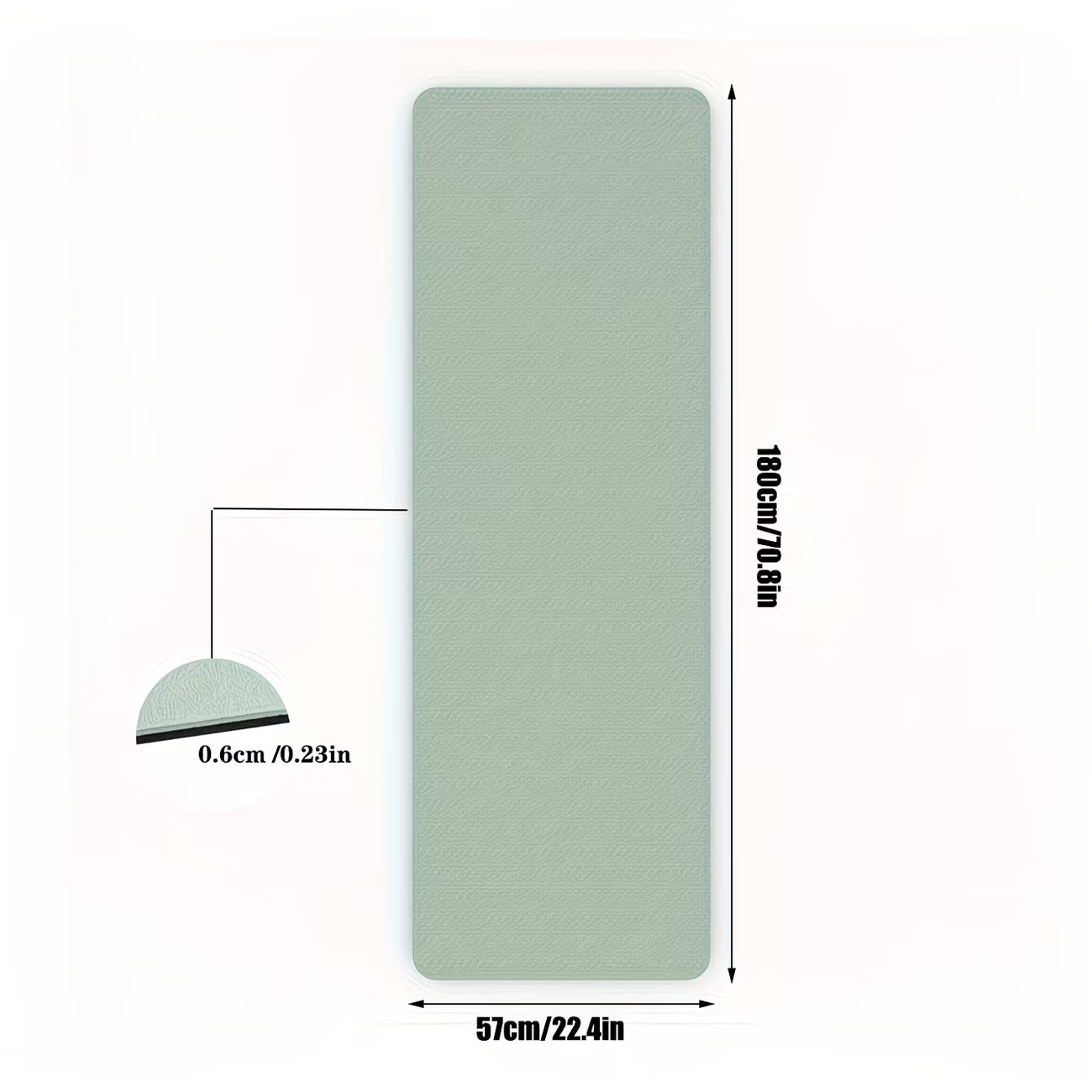 FlexFlow Yoga Mat – Premium Non-Slip TPE Fitness Mat