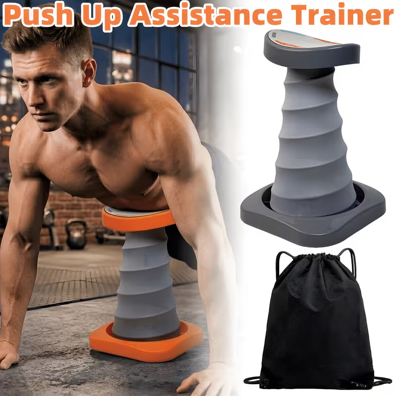 Push-up Assist Device, Push-up Stand, Fitness Aid Tool, Provides Approximately 60% Assistance, Enhances Chest and Shoulder Strength, Effectively Trains Upper Limb Muscles, Improves Fitness Posture, Essential for Home Workouts, Suitable for Fitness