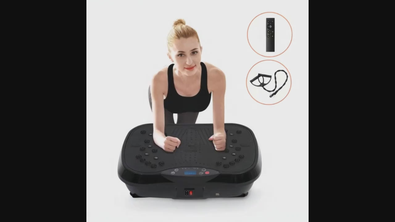 Transform your home workouts with this Fitness Stepper Vibration Platform.