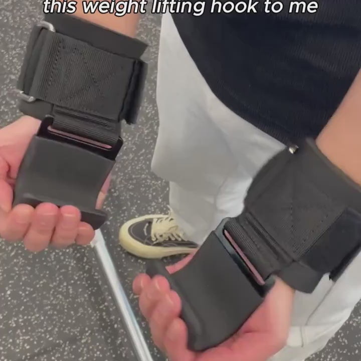 Lift heavier and train smarter with these Heavy-Duty Weight Lifting Hooks.