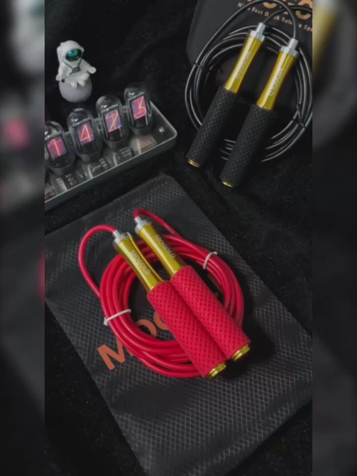 Boost your cardio and endurance with this Adjustable Weighted Jump Rope.