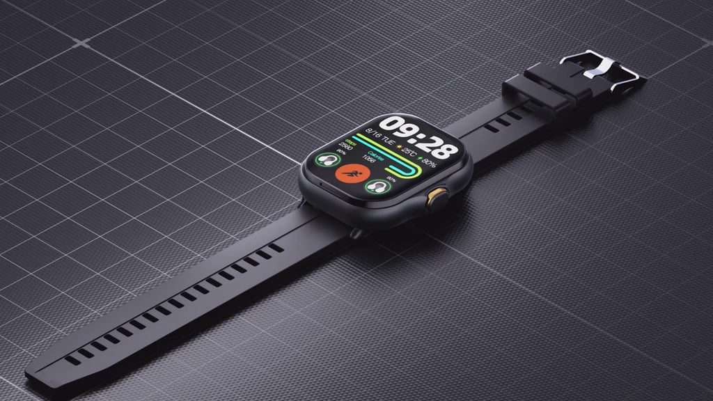 2-in-1 Smart Fitness Watch with Clip-On Wireless Earbuds | Bluetooth Calls, Music & Sports Tracker